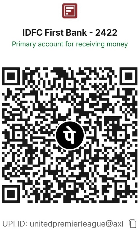 United Premier League UPI QR Code